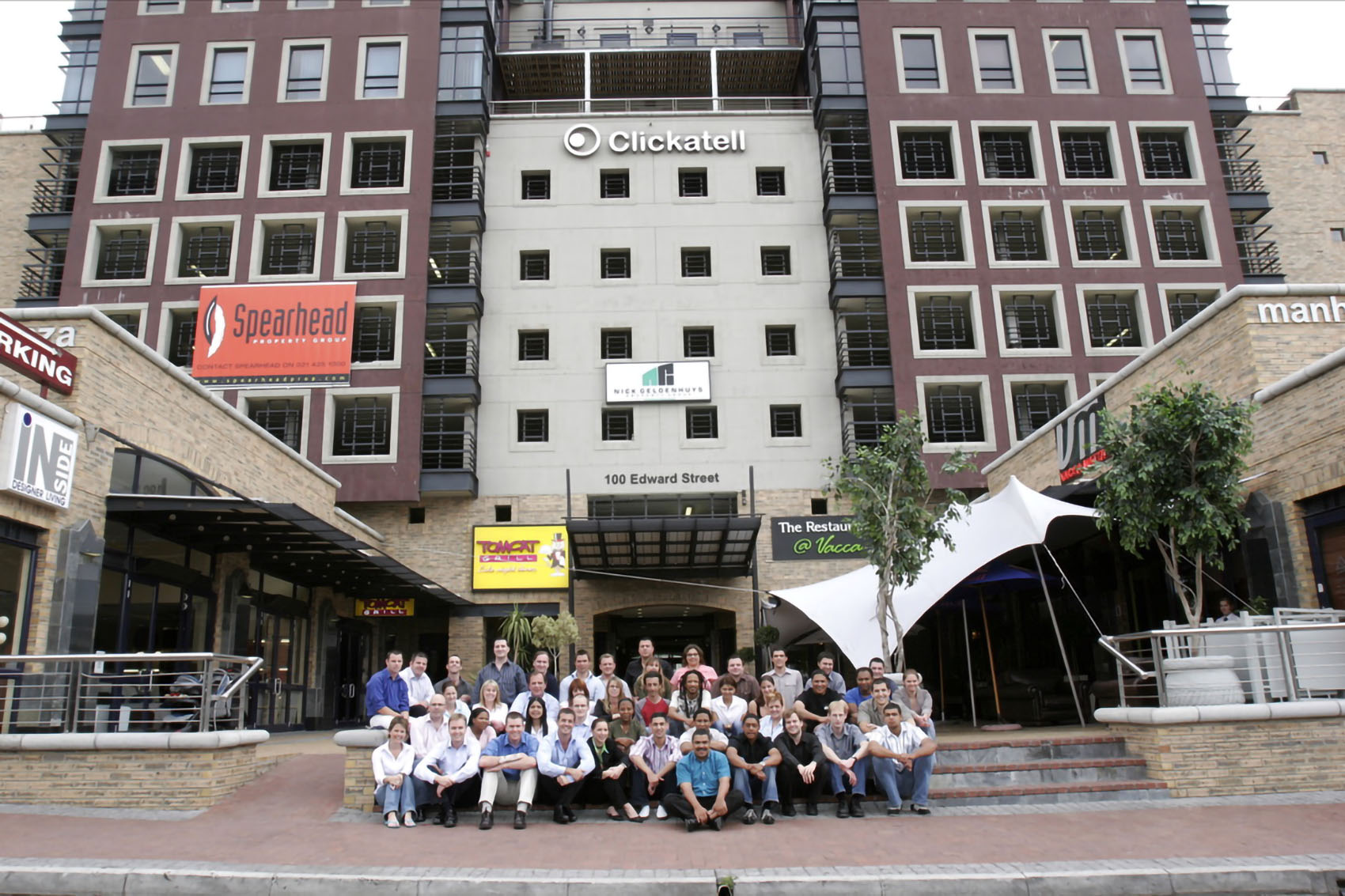 Clickatell Office in South Africa early days
